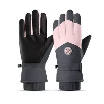 Зимние лыжные перчатки с сенсорным экраном, флисом и утолщенным теплом, для активного отдыха, велоспорта и альпинизма, парные перчатки, теплые перчатки .