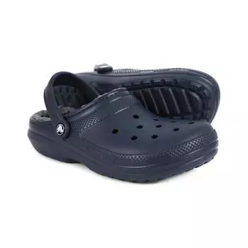 Зимние меховые тапочки Crocs для холодной погоды Классические сабо с подкладкой 203591459230 M4W6