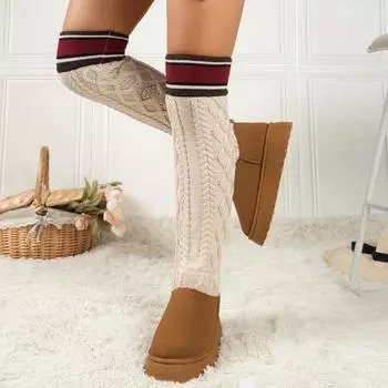 Зимние модные плетеные дизайнерские кроссовки женские новые стильные плоские нескользящие уличные свадебные вечерние женские сапоги больших размеров 36