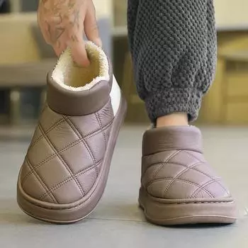 Зимние мужские ботинки, бархатные утепленные зимние ботинки одинакового цвета, теплая противоскользящая легкая модная модная обувь для мужчин 41 синий