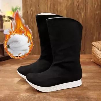 «Зимние мужские ботинки для боевых искусств Jinyiwei Hanfu Velvet - в стиле ретро в китайском свадебном стиле» 39