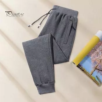 Зимние мужские брюки из плотного плюша с эластичной резинкой на шнурке, сохраняющей тепло, с карманами на молнии, с манжетой на щиколотке, однотонные теплые спортивные рабочие брюки для путешествий XL серый