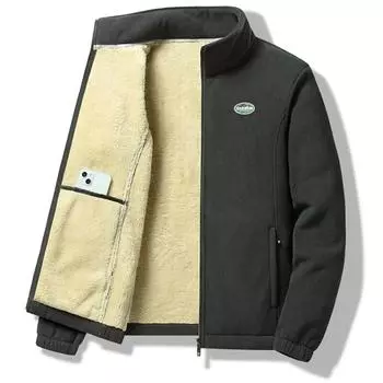 Зимние мужские куртки больших размеров, пальто, утепленная флисовая верхняя одежда для мужа, большая ветровка с капюшоном 8xl 7xl, мужская 8XL темно серый