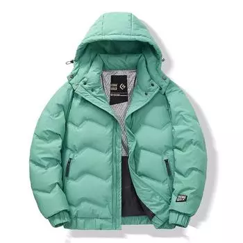 Зимние мужские теплые парки с капюшоном, мужские толстые ветрозащитные водонепроницаемые пуховики, черное золото, пуховики, верхняя одежда M фиолетовый