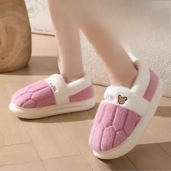 Зимние мужские туфли на каблуке - обтянутые хлопчатобумажные туфли 36-37 фиолетовый