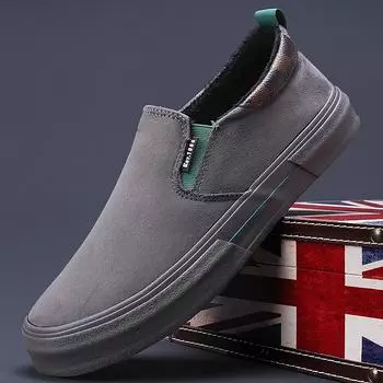 Зимние мужские замшевые бархатные хлопковые ботинки термообувь модные удобные повседневные хлопковые ботинки 38