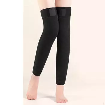 Зимние наколенники, леггинсы, чулки, плюшевый флис, защитное снаряжение, гетры для ног 35cm