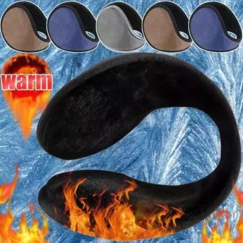 Зимние наушники для защиты ушей, толстые плюшевые наушники, защитные от холода, теплые наушники, дышащие, теплые, удобные наушники