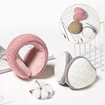 Зимние наушники, дополнительное тепло, складная портативная конструкция, противоскользящая защита от холодного ветра, наушники для активного отдыха, путешествий, велоспорта хаки