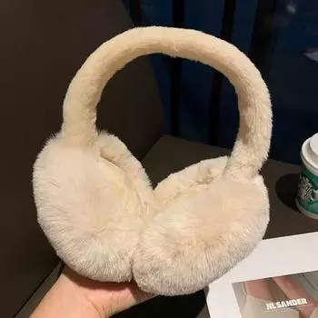 Зимние наушники Мягкие плюшевые утеплители для ушей Женские теплые ушанки Складные уличные наушники для защиты от холода Модные наушники