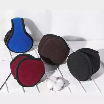 Зимние наушники Yousheng Extra Warmth, складная портативная конструкция, противоскользящая защита от холодного ветра, согревающие наушники для активного отдыха, путешествий, велоспорта чёрный