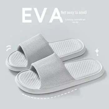 Зимние нескользящие плюшевые тапочки 2024 года – теплый хлопок для мужчин и женщин 44-45 серый