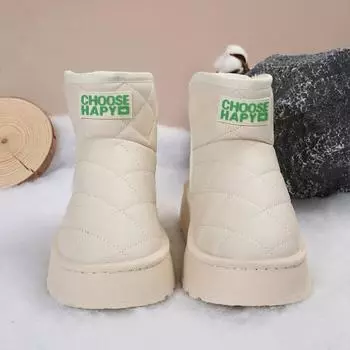 Зимние новые женские ботинки на плоской подошве с круглым носком 2024 года 36 хаки