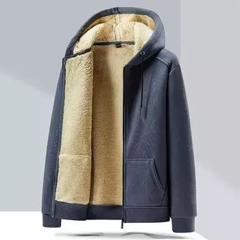 Зимние пальто из овечьей шерсти, утепленные куртки, толстовки на молнии с длинными рукавами, повседневное спортивное флисовое черное пальто, мужская женская куртка с капюшоном XS чёрный