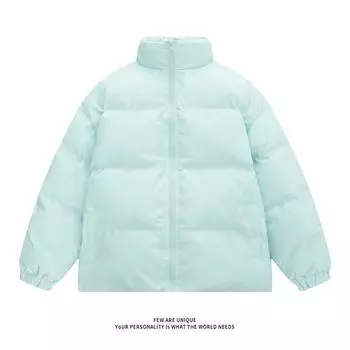 Зимние парки женские повседневные однотонные свободные толстые теплые куртки пальто воротник-стойка женские пуховые верхние одежды Chaquetas Parkas Mujer XXXXL белый