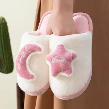 Зимние парные мягкие плюшевые хлопковые тапочки для отдыха, теплая домашняя хлопковая обувь, большой размер 44-45, легкие нескользящие замшевые тапочки 36-37