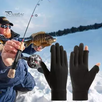 Зимние перчатки для мужчин и женщин, термоперчатки для сенсорных экранов, ветрозащитные теплые перчатки для холодной погоды, велоспорта, пешего туризма L чёрный