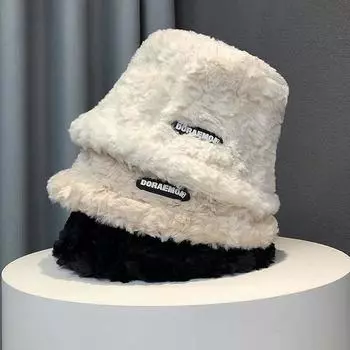 Зимние плюшевые теплые шапки для женщин, женская утолщенная шапка из овечьей шерсти для верховой езды, рыболовная шапка белый