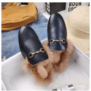 Зимние получешки для мужчин, черные мокасины, тапочки, лакированная кожа, повседневные туфли для вождения, легкие сандалии на плоской подошве для женщин 38