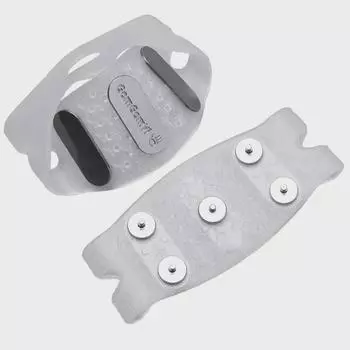 Зимние противоскользящие кошки: Когти для снегоступов и наклейки на подошву для сцепления на открытом воздухе чёрный