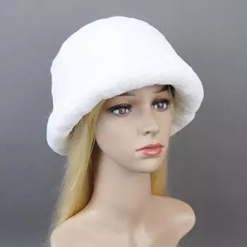 Зимние пушистые уличные меховые шапки-бомберы, роскошные женские шапки из натурального натурального меха кролика рекс, женские теплые вязаные шапки из натурального меха белый