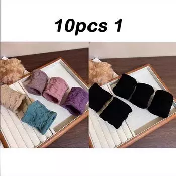 Зимние ретро клетчатые повязки на голову Нежные плюшевые с принтом банта Широкий обруч для волос для женщин Модная темпераментная повязка для волос Женский головной убор Новый