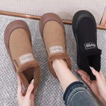 Зимние сапоги из искусственной замши для женщин, удобные нескользящие ботинки на толстой платформе с подкладкой из искусственного меха, женские теплые короткие ботинки для ходьбы, обувь 35 хаки