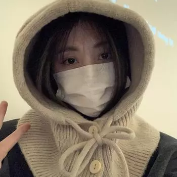 Зимние шапки-балаклавы, шарфы для мужчин и женщин, унисекс, вязаные шапки с капюшоном, утепленные шапки на шнурке, шейные воротники, шапки-бини khaki headdress