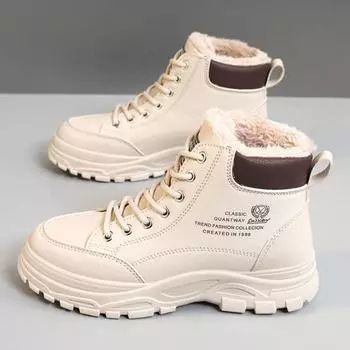 Зимние шикарные высокие кроссовки. Уютные, теплые и стильные кроссовки для активного отдыха. 35 чёрный