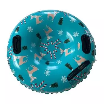 Зимние снежные сани 35,83 дюйма для детей и взрослых надувные снежные сани