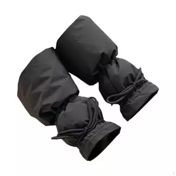 Зимние стеганые гетры для женщин, легкие длинные носки чёрный