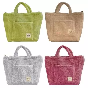 Зимние сумки через плечо, женские сумки-мессенджеры из овечьего пуха, женские сумки, дорожная уличная сумка бежевый