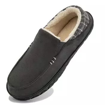 Зимние тапочки мужские уличные теплые мужские кроссовки тапочки нескользящие IMemory пена мокасины тапочки обувь толстая платформа обувь 41