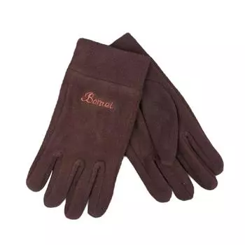 Зимние теплые флисовые перчатки для женщин и мужчин, термостойкие ветрозащитные варежки для езды на велосипеде Finger S V6W8 Black-One size