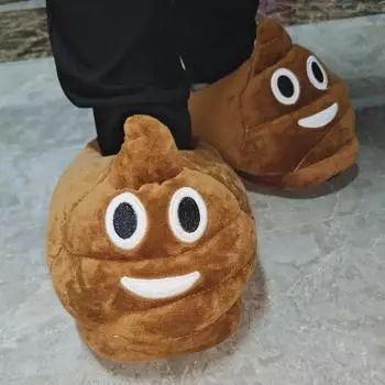 Зимние теплые хлопковые туфли Funny Baba - милый мультяшный дизайн для мужчин и женщин One Size (35-42)