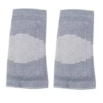 Зимние теплые наколенники для женщин, гетры для мужчин, пожилых людей, простуда, артрит, наколенник, поддержка колена, удобная защита колена M серый