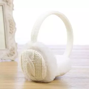 Зимние теплые наушники для девочек, пушистые женские наушники, мягкие, плюшевые, твердые, симпатичные, теплые, с искусственным мехом, защита от холода на открытом воздухе