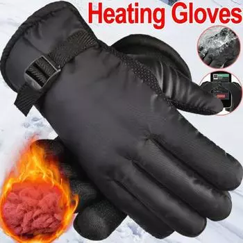 Зимние теплые перчатки для велоспорта, мужские, для активного отдыха, водонепроницаемые, для катания на лыжах, верховой езды, пешего туризма, мотоциклетные перчатки-варежки, унисекс, термальные спортивные перчатки One Size