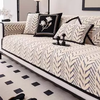 Зимние теплые плюшевые чехлы для диванов, легкие роскошные диванные подушки для гостиной, классические высококачественные диванные подушки, протектор для домашнего декора 70x70