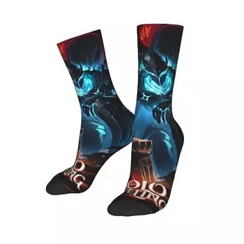 Зимние Теплые Смешные Женские Мужские Аниме Носки Solo Leveling Впитывающие Пот Носки-гольфы one size