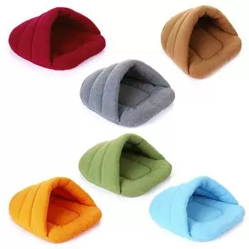 Зимние теплые тапочки для питомника Теплый спальный мешок для домашних животных Питомник для домашних животных Питомник для собак Питомник для кошек Питомец XS