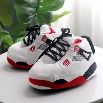 Зимние теплые тапочки, женские милые домашние тапочки, унисекс, один размер, кроссовки, мужская домашняя напольная хлопковая обувь, женские плюшевые шлепанцы 35–43 43 белый