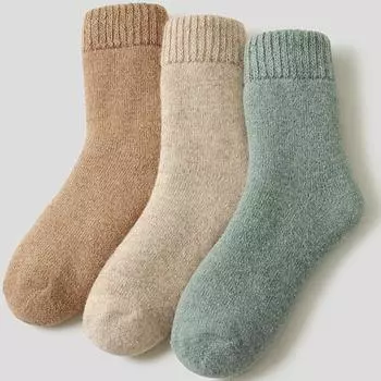 Зимние теплые толстые махровые носки мужские шерстяные носки тапочки носки из мериносовой шерсти против холодного снега носки 39-44 One Size