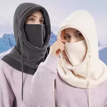 Зимние теплые ветрозащитные шапки Мужские и женские лыжные маски Защитная шапка для шеи Универсальная кепка Спорт на открытом воздухе Холодные теплые шапки с капюшоном