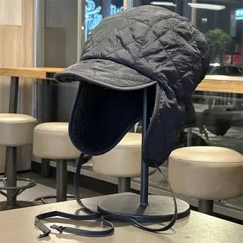 Зимние термошапки из овечьей шерсти для мужчин и женщин, для активного отдыха на открытом воздухе, для езды на велосипеде, для катания на лыжах на северо-востоке M56-58cm хаки