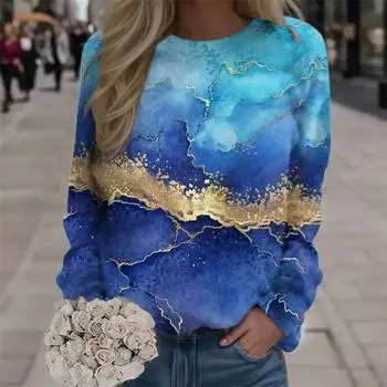 Зимние толстовки Harajuku с 3D леопардовым принтом и пайетками, модные женские свитера, уличные свитера для женщин XXS