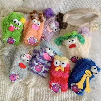 Зимние унисекс толстые теплые носки смешные мультяшные уродливые и милые носки носки-тапочки из норки флисовые носки средней длины зелёный