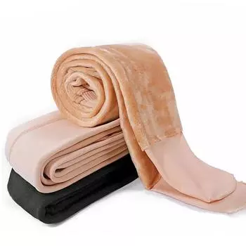 Зимние утепленные леггинсы, женские осенние повседневные теплые однотонные модные тонкие длинные брюки с высокой талией, женские брюки с эластичной резинкой на талии 29403 One Size орион