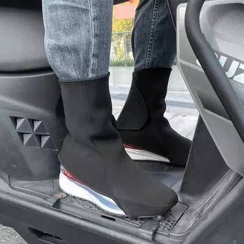 Зимние велосипедные бахилы ветрозащитные неопреновые бахилы термообувь для шоссейного горного велосипеда