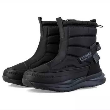 Зимние водонепроницаемые зимние ботинки женские нескользящие туфли на платформе для женщин плюшевые теплые ботильоны из хлопка для пары зимние ботинки Botas De Mujer 36